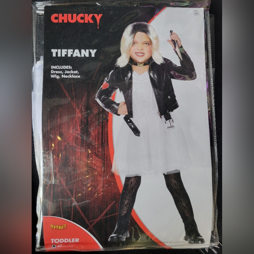 Spirit Halloween Tiffany Toddler Costume 4T New